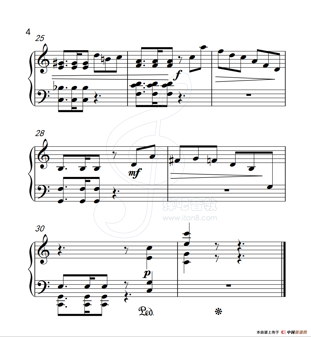 第五级 小变奏曲（中国音乐学院钢琴考级作品1~6级）