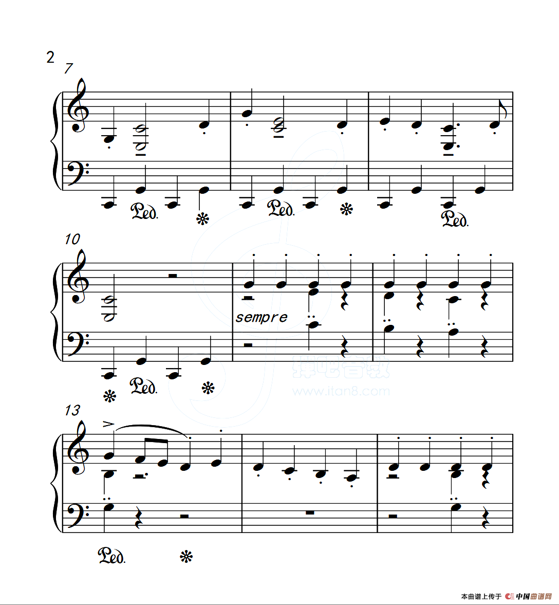 第五级 木偶游行（中国音乐学院钢琴考级作品1~6级）