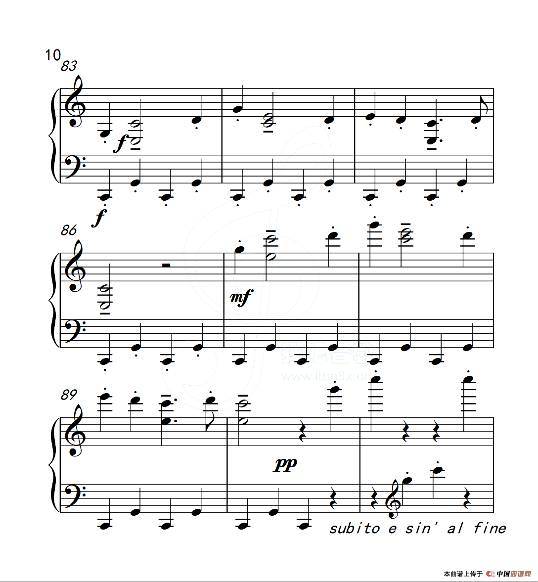 第五级 木偶游行（中国音乐学院钢琴考级作品1~6级）