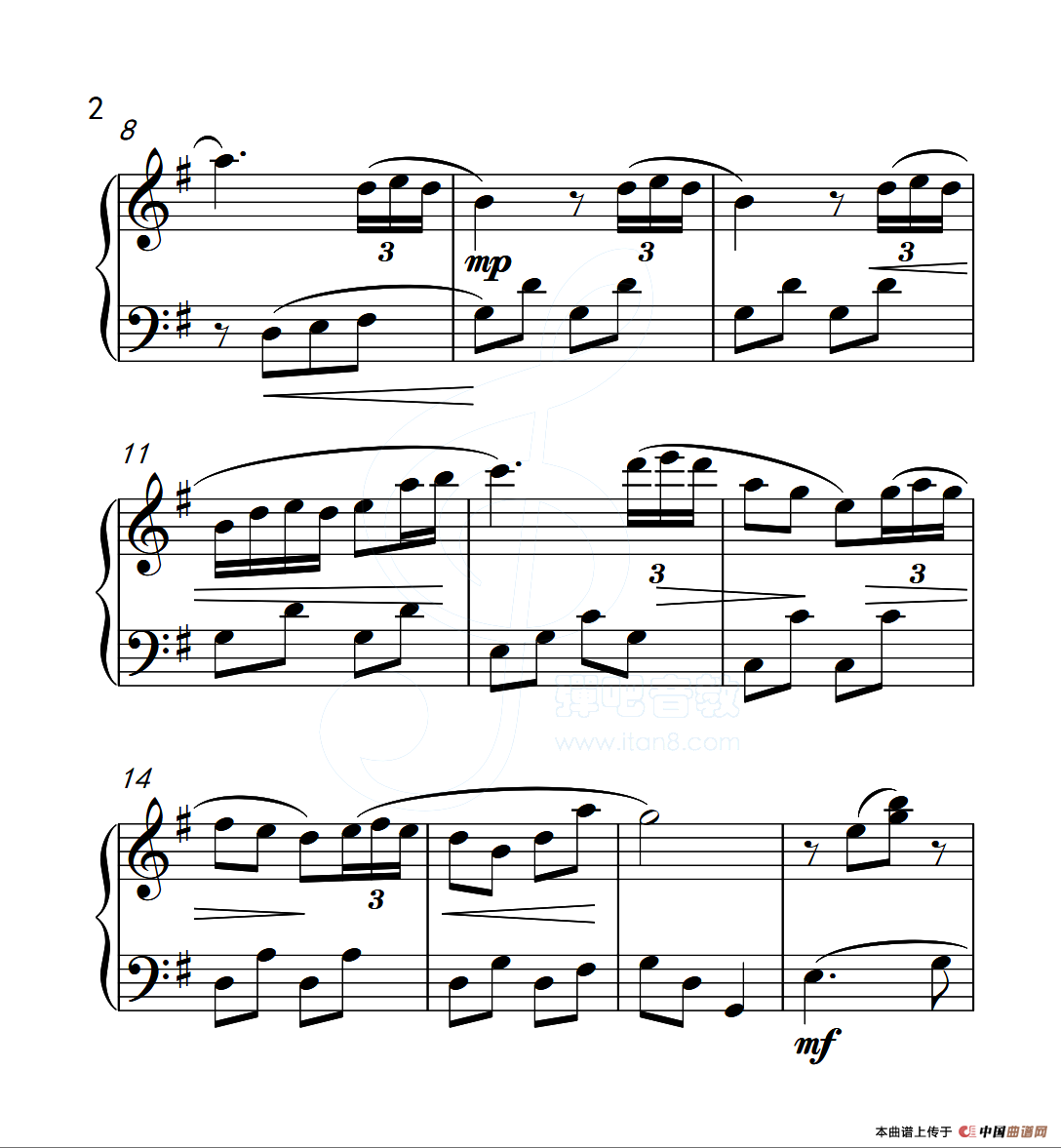 第五级 小小行列（中国音乐学院钢琴考级作品1~6级）