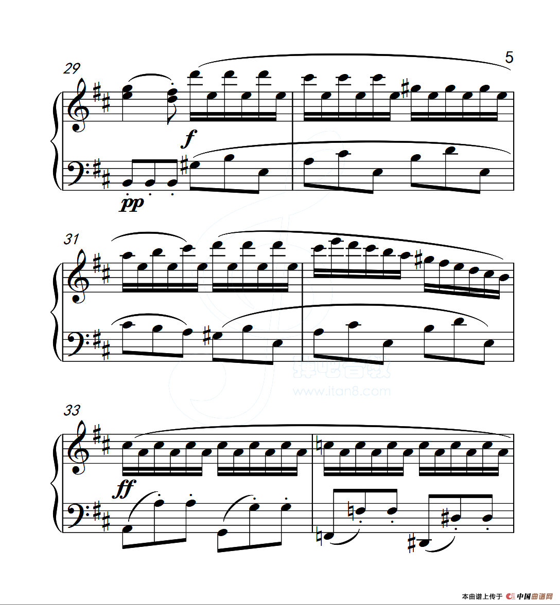 第五级B组 回旋曲（中国音乐学院钢琴考级作品1~6级）