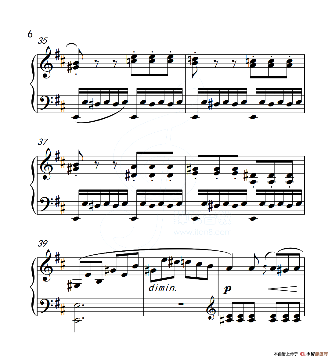 第五级B组 回旋曲（中国音乐学院钢琴考级作品1~6级）