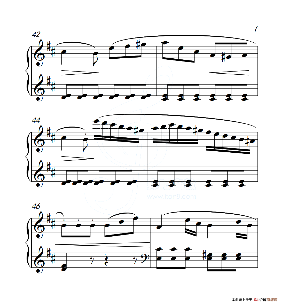 第五级B组 回旋曲（中国音乐学院钢琴考级作品1~6级）