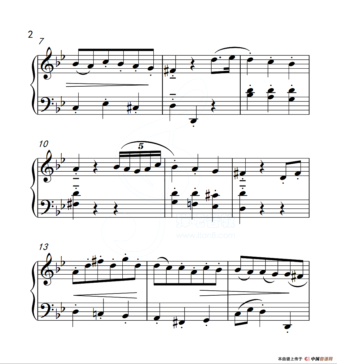 第五级B组 音乐小品（中国音乐学院钢琴考级作品1~6级）