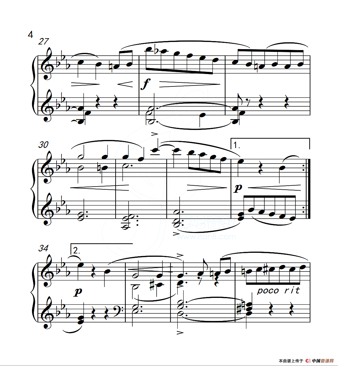 第五级B组 音乐小品（中国音乐学院钢琴考级作品1~6级）