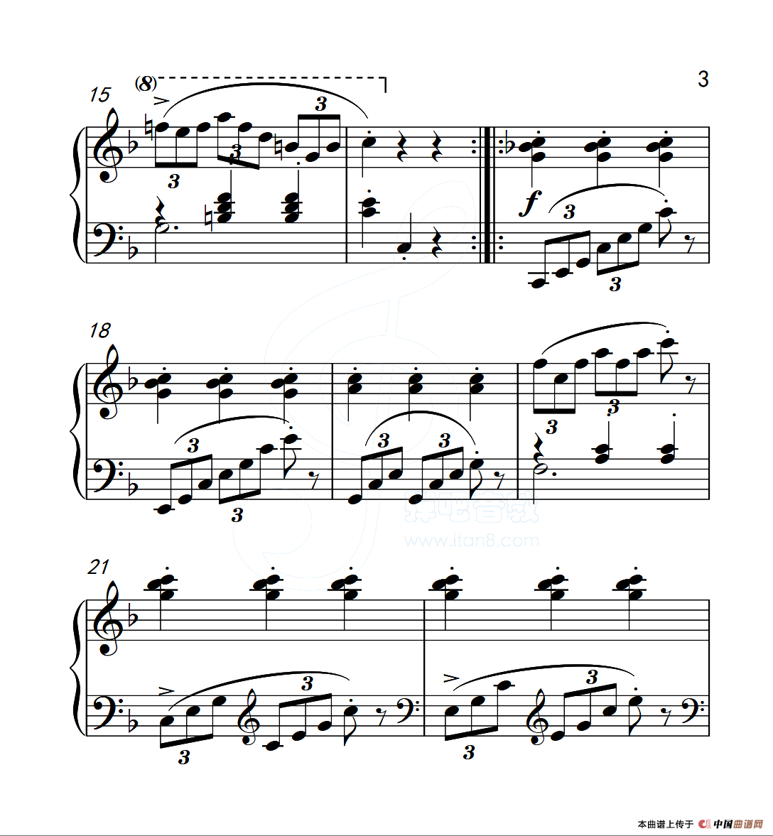 第五级B组 练习曲（中国音乐学院钢琴考级作品1~6级）