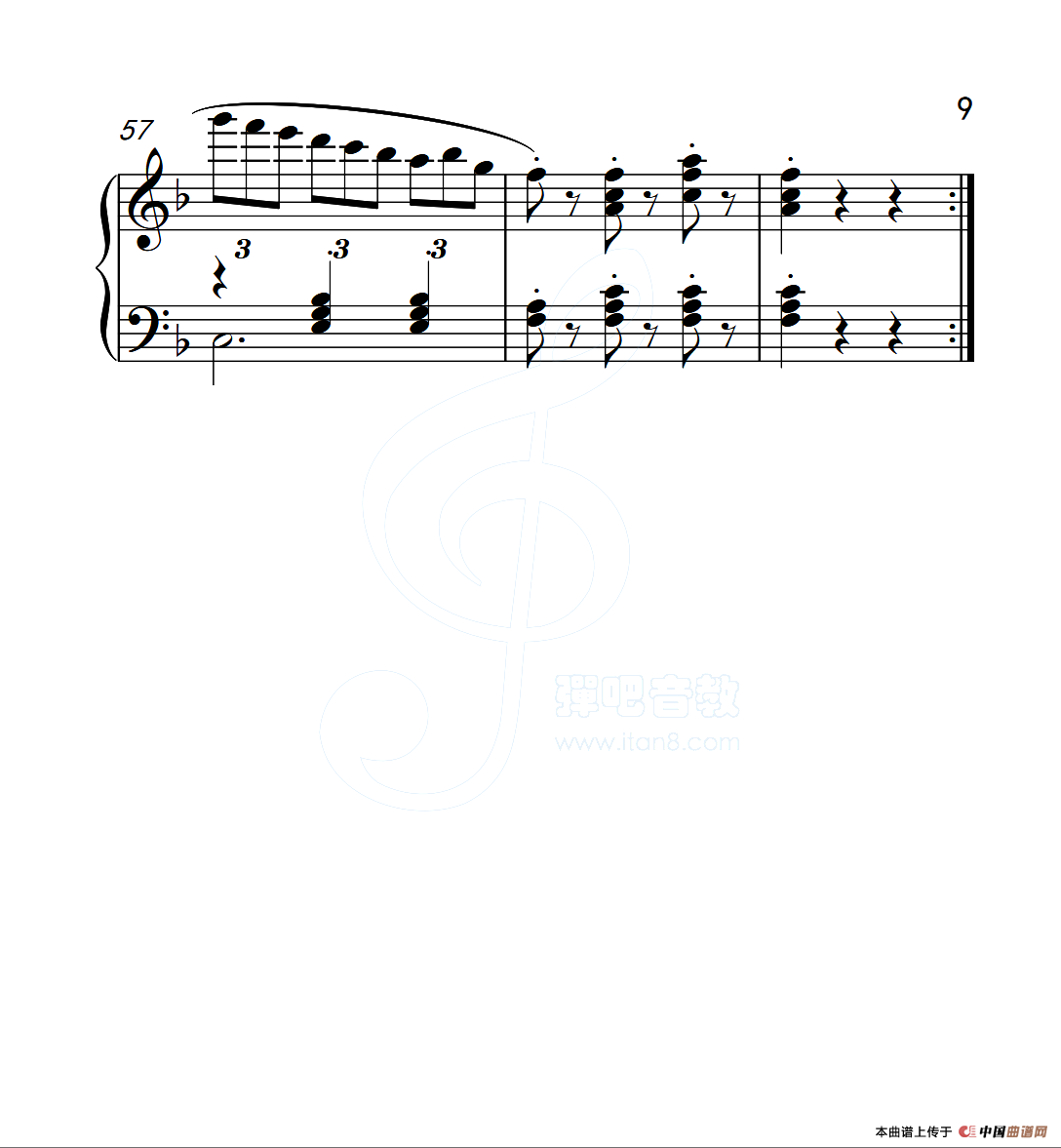 第五级B组 练习曲（中国音乐学院钢琴考级作品1~6级）