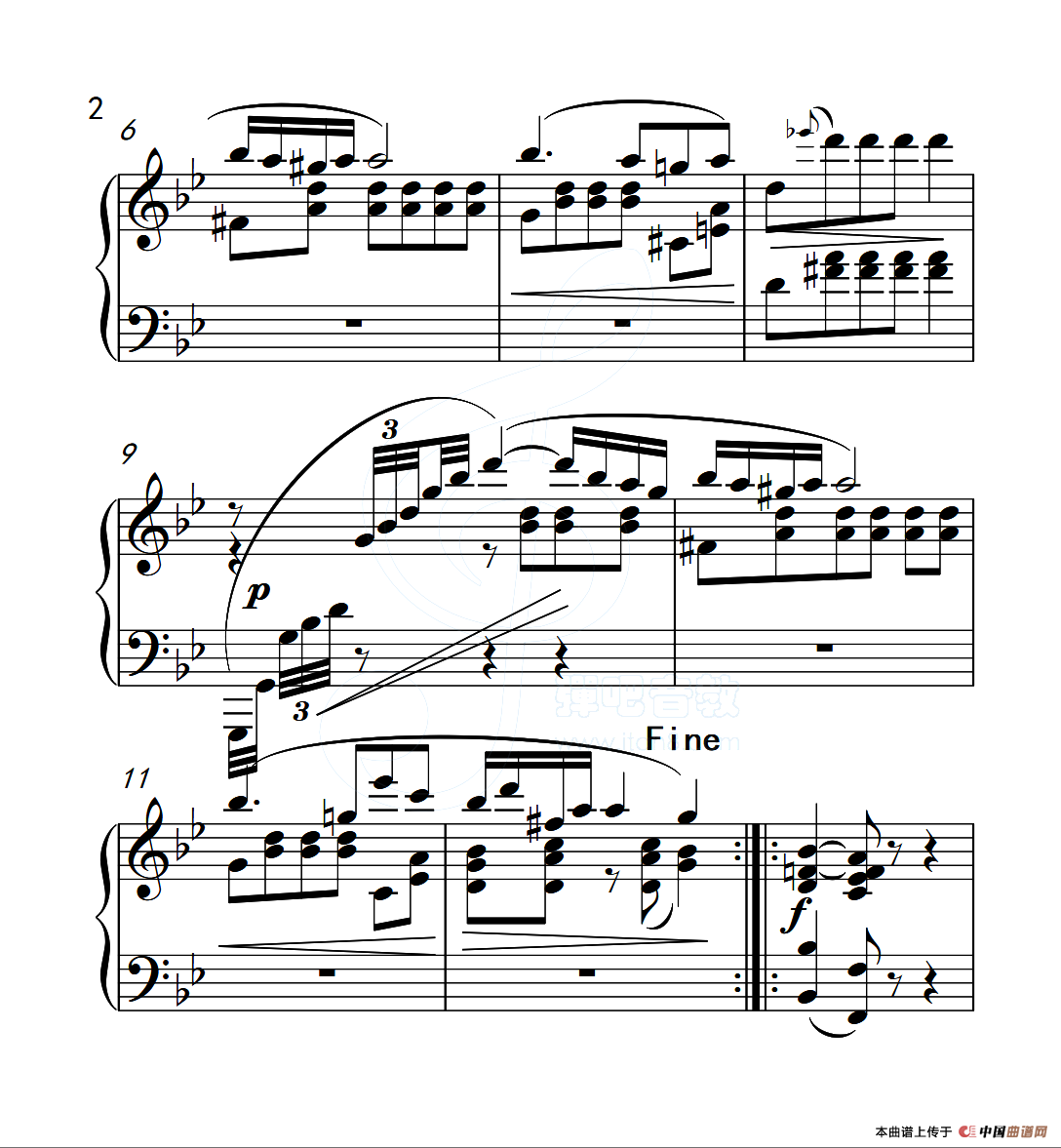 第五级A组 波兰舞曲（中国音乐学院钢琴考级作品1~6级）