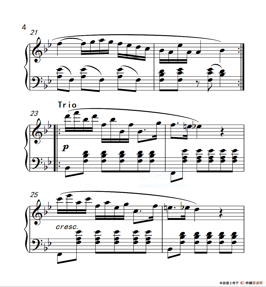 第五级A组 波兰舞曲（中国音乐学院钢琴考级作品1~6级）