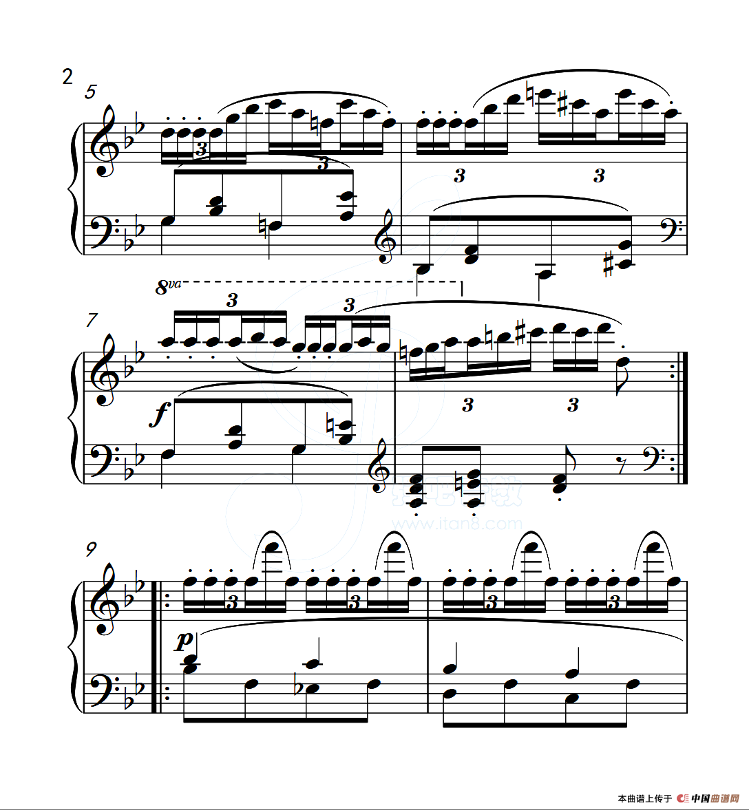 第五级A组 练习曲（中国音乐学院钢琴考级作品1~6级）