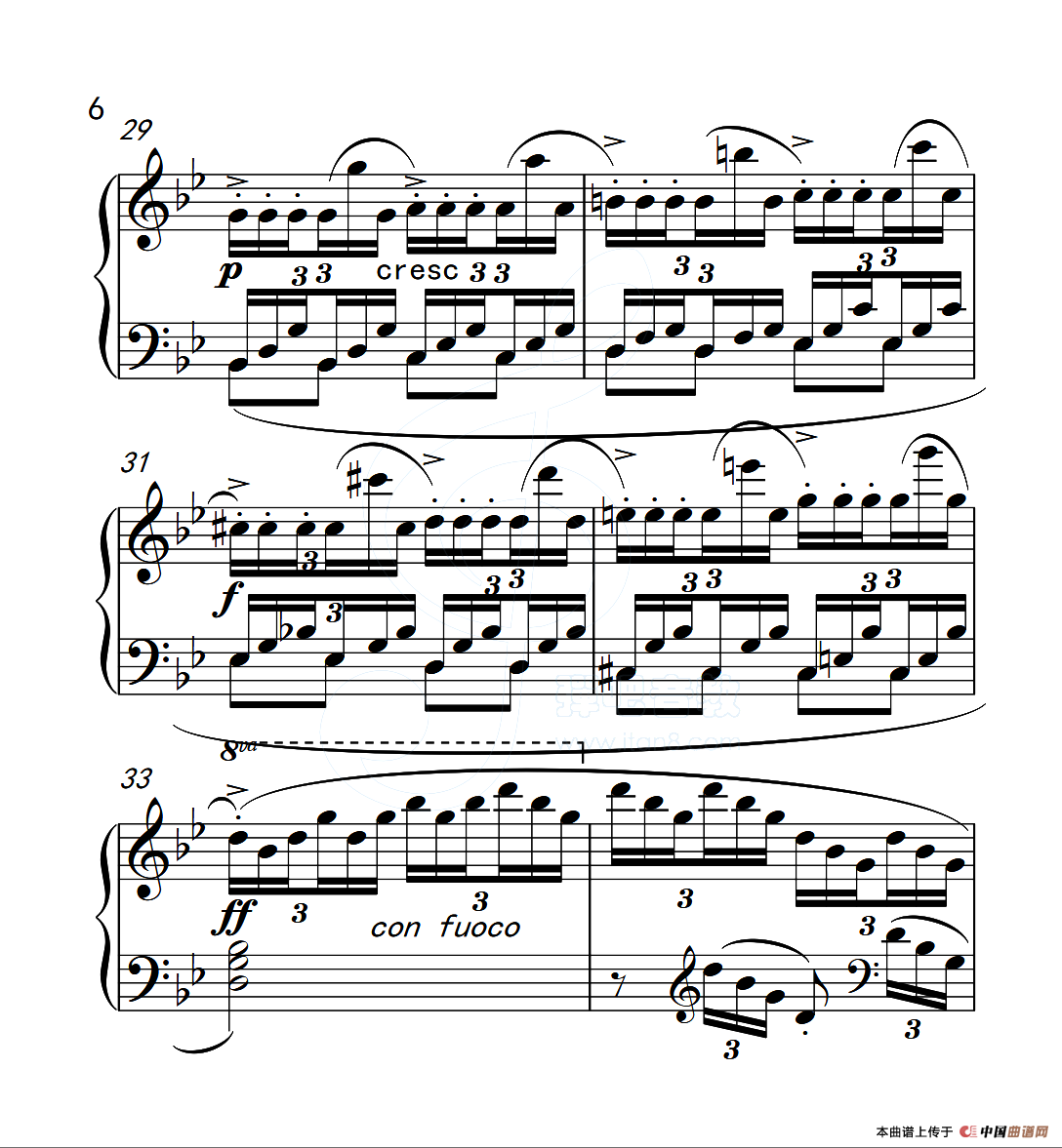 第五级A组 练习曲（中国音乐学院钢琴考级作品1~6级）