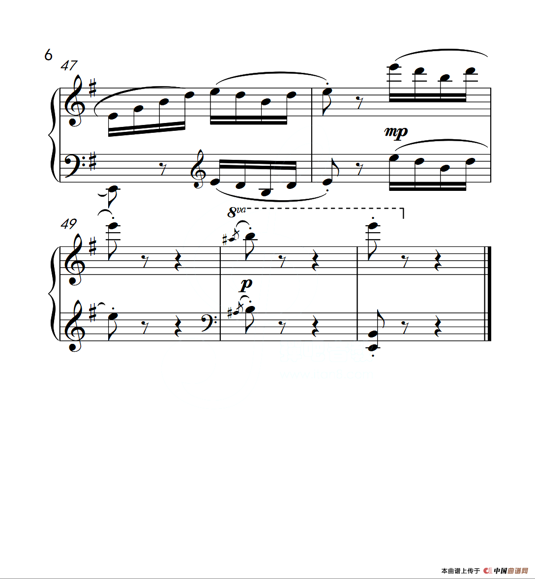 第四级 酸枣刺（中国音乐学院钢琴考级作品1~6级）