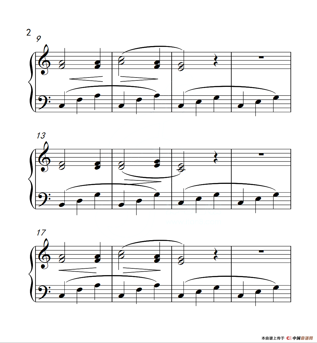 第四级B组 洋娃娃的梦（中国音乐学院钢琴考级作品1~6级）