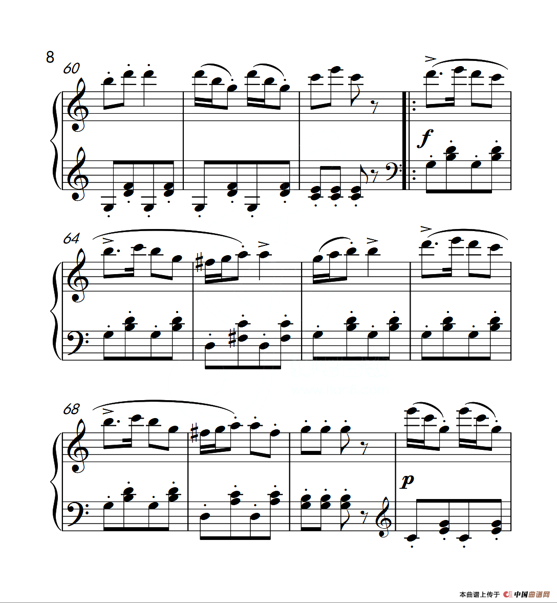 第四级B组 洋娃娃的梦（中国音乐学院钢琴考级作品1~6级）