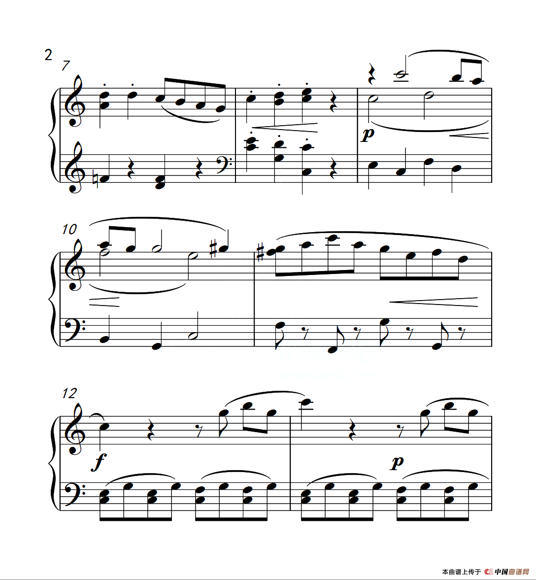 第四级B组 小奏鸣曲（中国音乐学院钢琴考级作品1~6级）