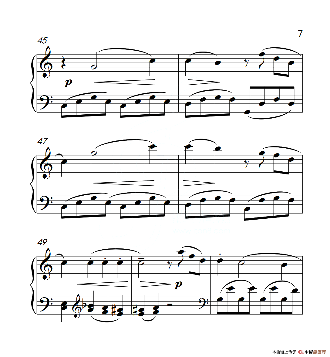 第四级B组 小奏鸣曲（中国音乐学院钢琴考级作品1~6级）