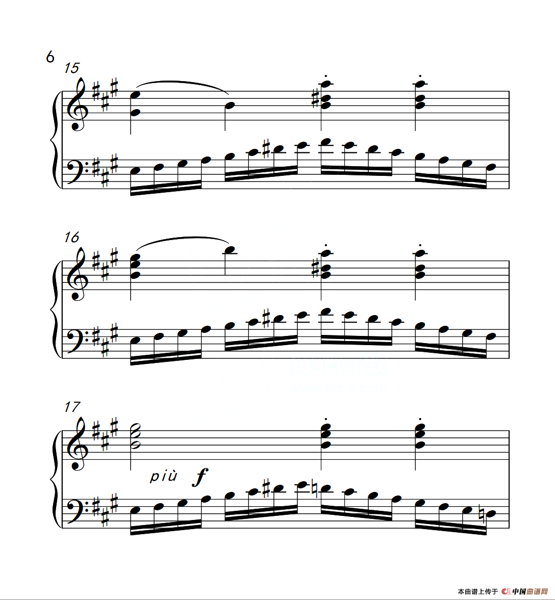 第四级A组 练习曲（中国音乐学院钢琴考级作品1~6级）