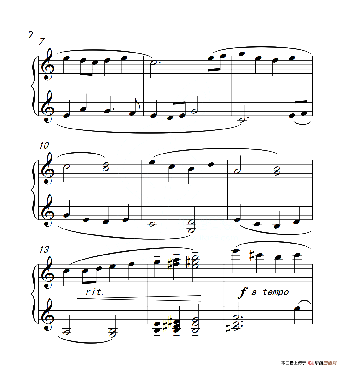 第三级 草地又绿了（中国音乐学院钢琴考级作品1~6级）