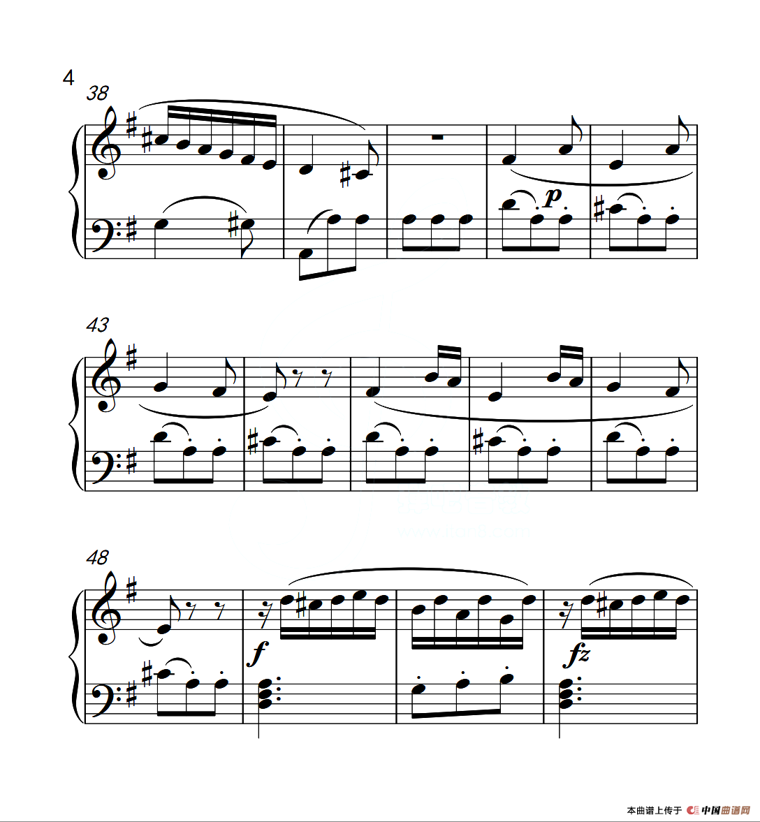 第三级B组 小奏鸣曲（中国音乐学院钢琴考级作品1~6级）