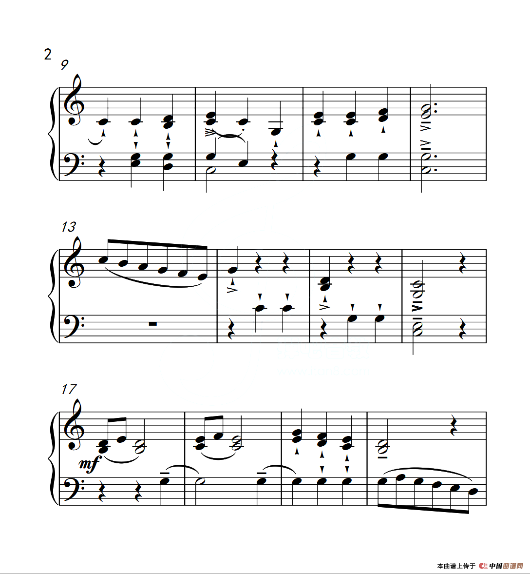 第三级A组 小指挥员（中国音乐学院钢琴考级作品1~6级）