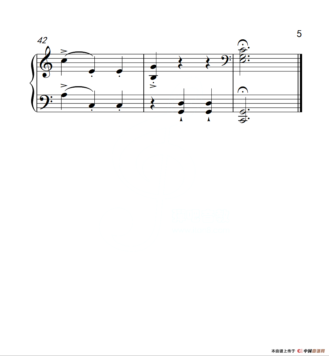 第三级A组 小指挥员（中国音乐学院钢琴考级作品1~6级）