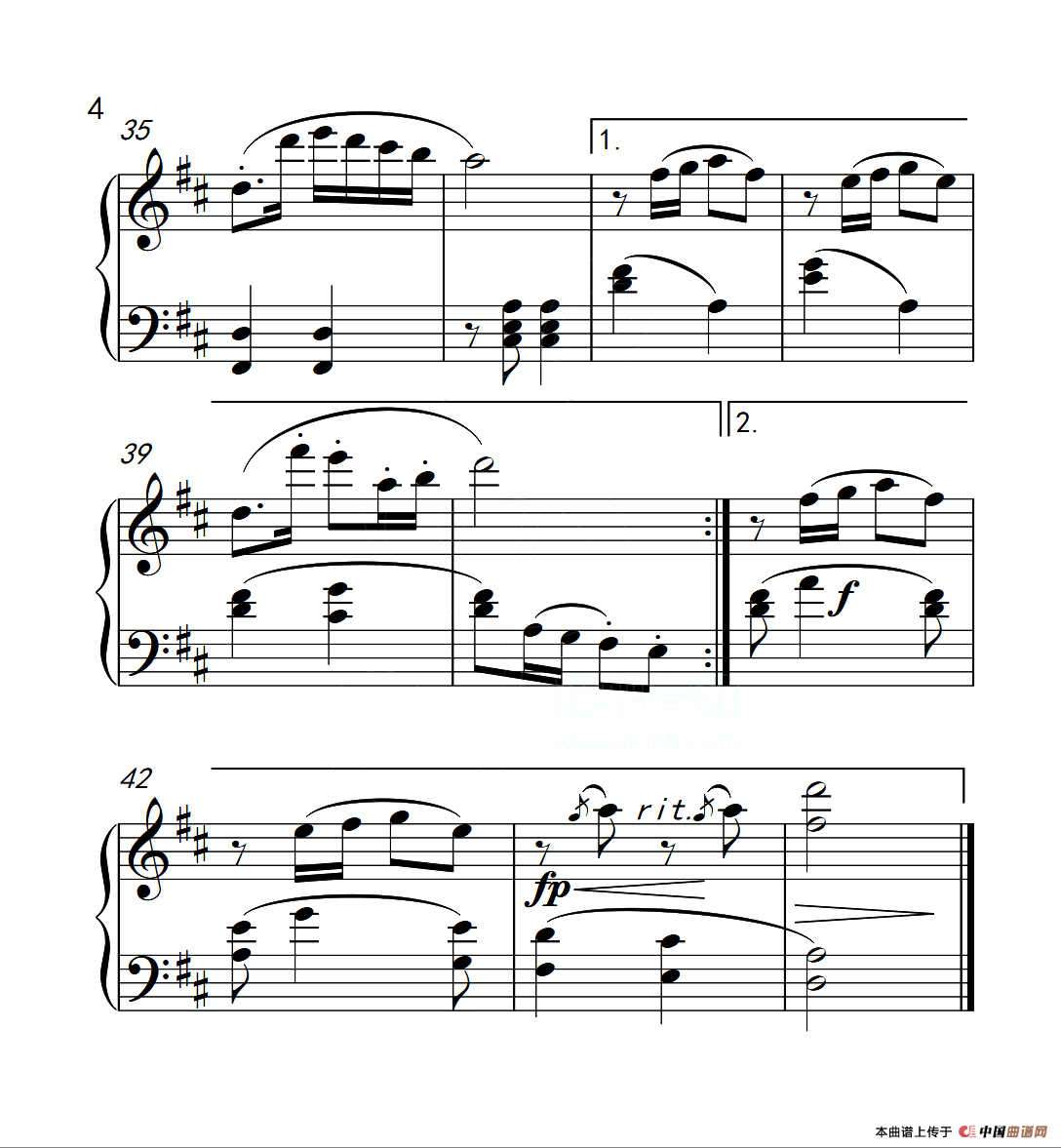 第三级A组 不倒翁在笑（中国音乐学院钢琴考级作品1~6级）