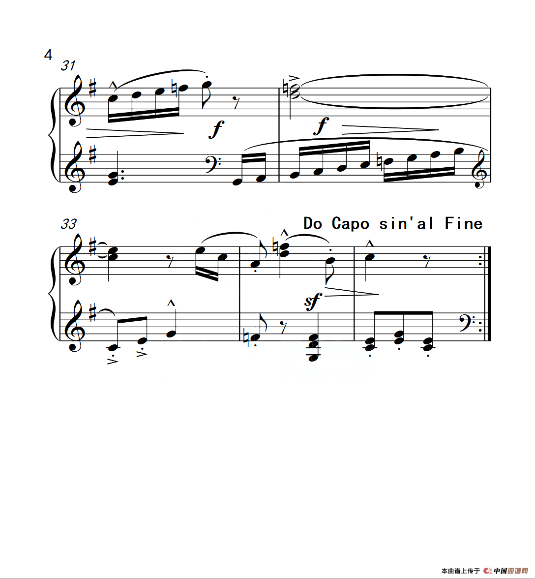 第三级A组 练习曲（中国音乐学院钢琴考级作品1~6级）