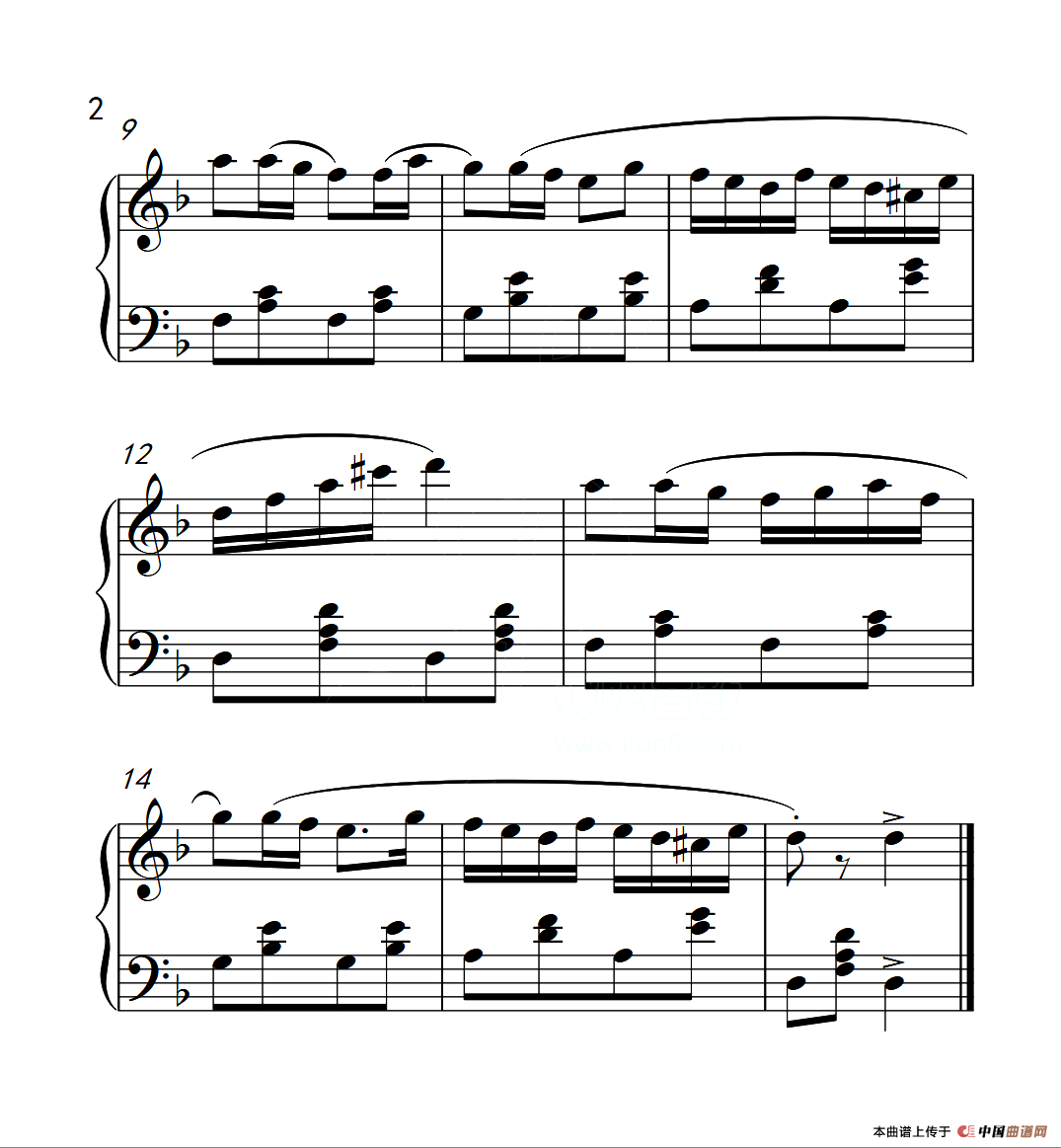 第二级 波尔卡舞曲（中国音乐学院钢琴考级作品1~6级）