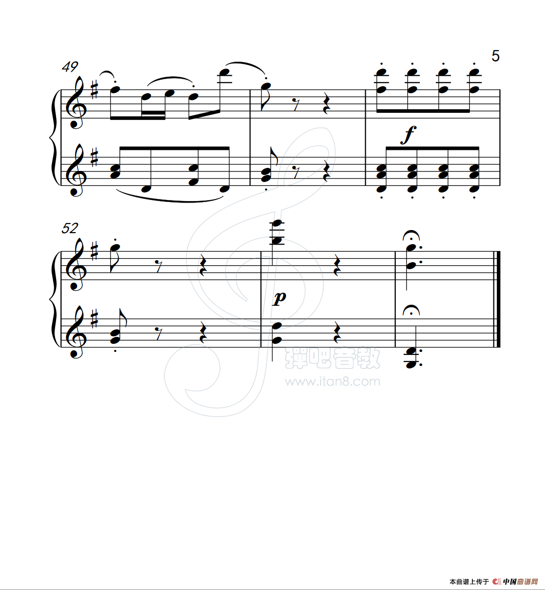 第二级 蜂蜜和三叶草（中国音乐学院钢琴考级作品1~6级）