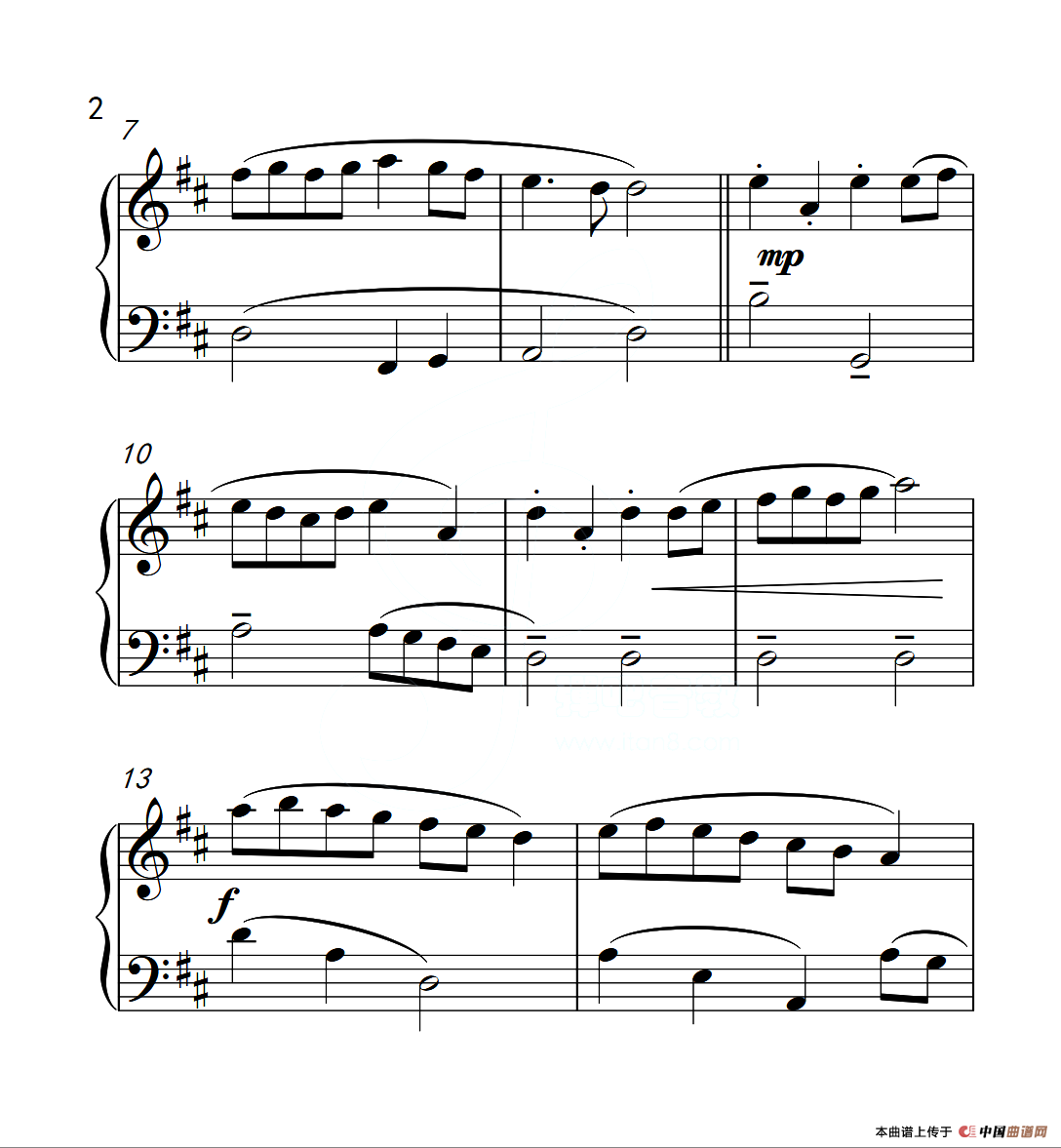 第二级B组 威廉皇帝进行曲（中国音乐学院钢琴考级作品1~6级）