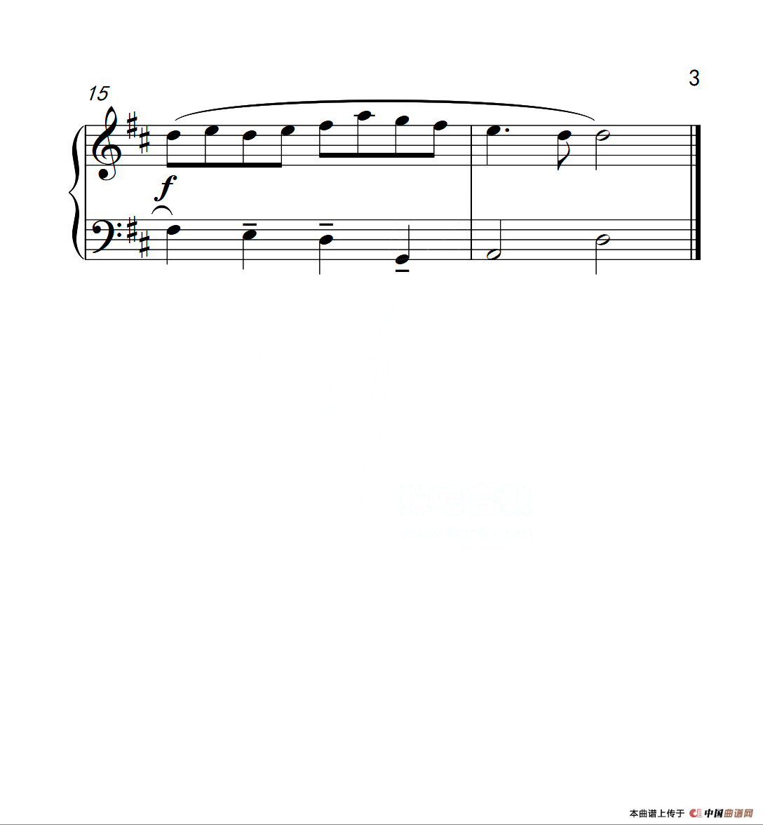 第二级B组 威廉皇帝进行曲（中国音乐学院钢琴考级作品1~6级）