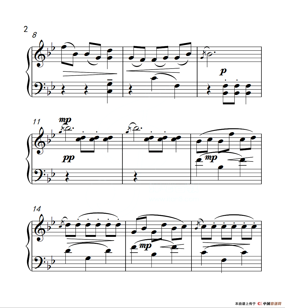 第一级 孔雀（中国音乐学院钢琴考级作品1~6级）