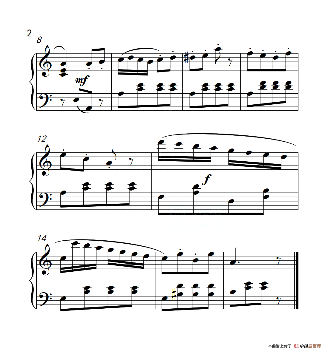 第一组A组 匈牙利舞曲（中国音乐学院钢琴考级作品1~6级）