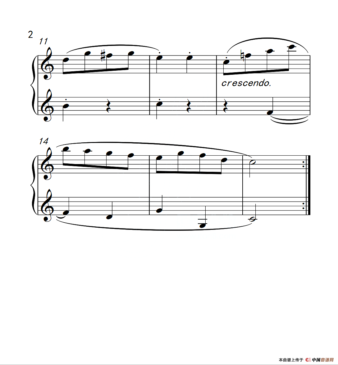 第一级A组 快乐的时刻（中国音乐学院钢琴考级作品1~6级）