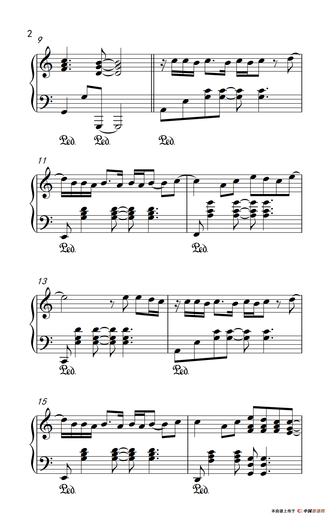 告白气球 （《弹吧音教》制谱版）