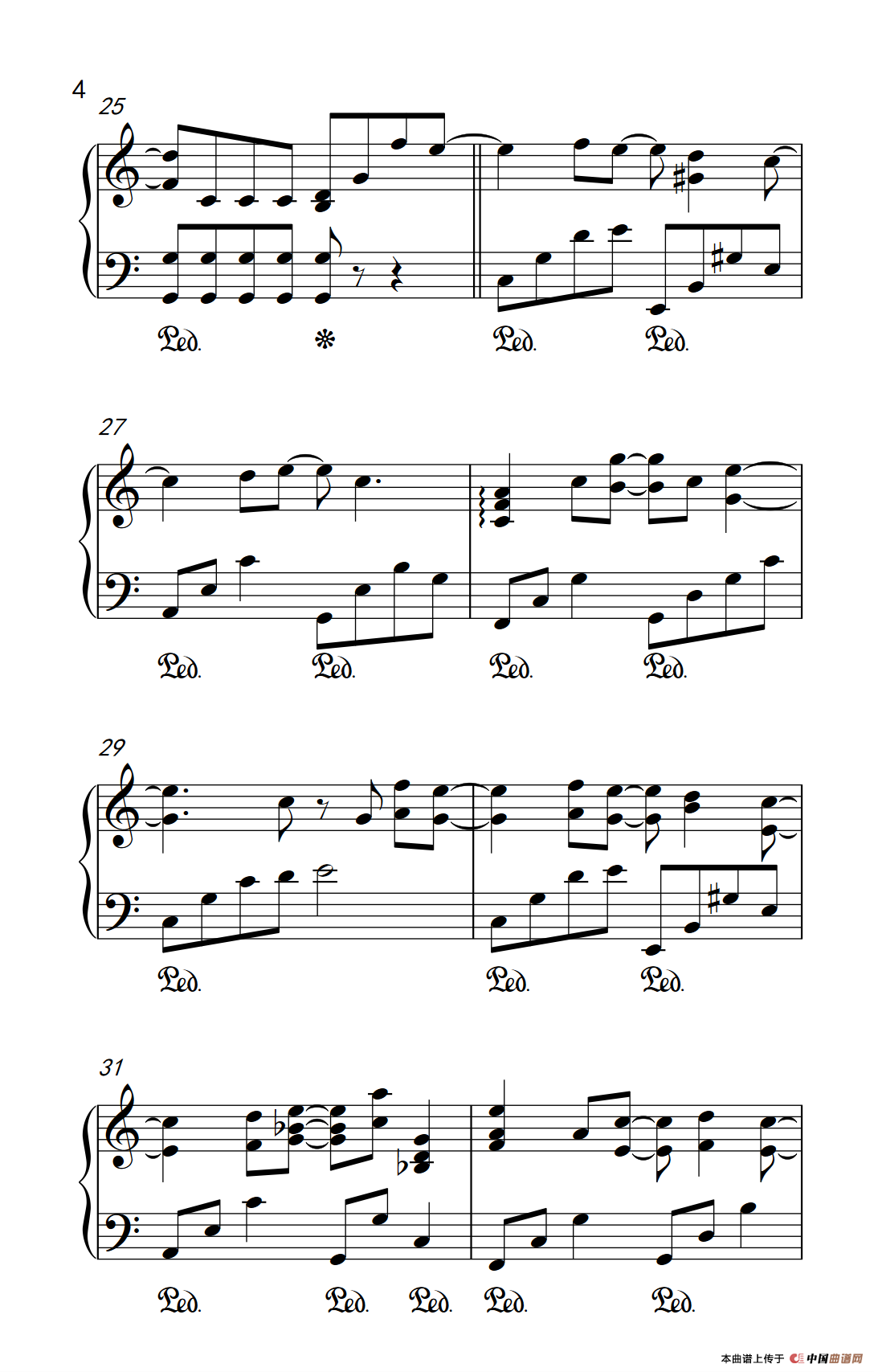 告白气球 （《弹吧音教》制谱版）