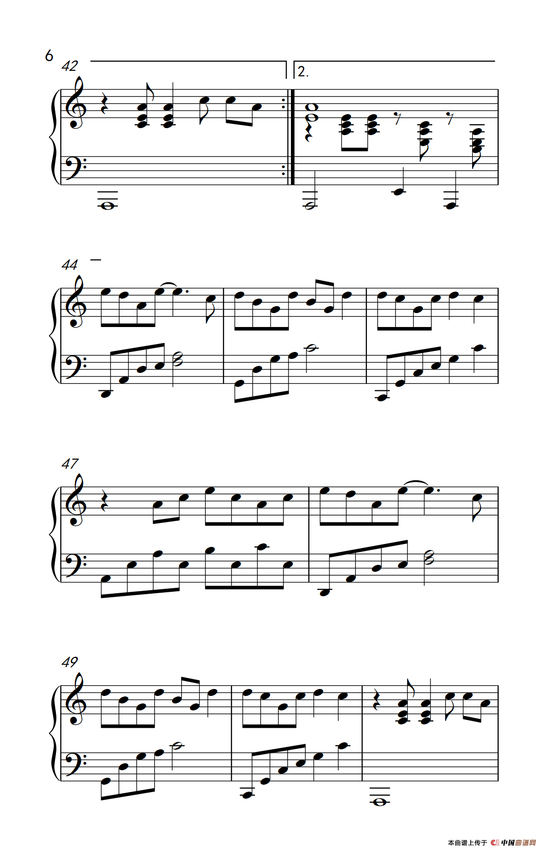 日不落（《弹吧音教》制谱版）