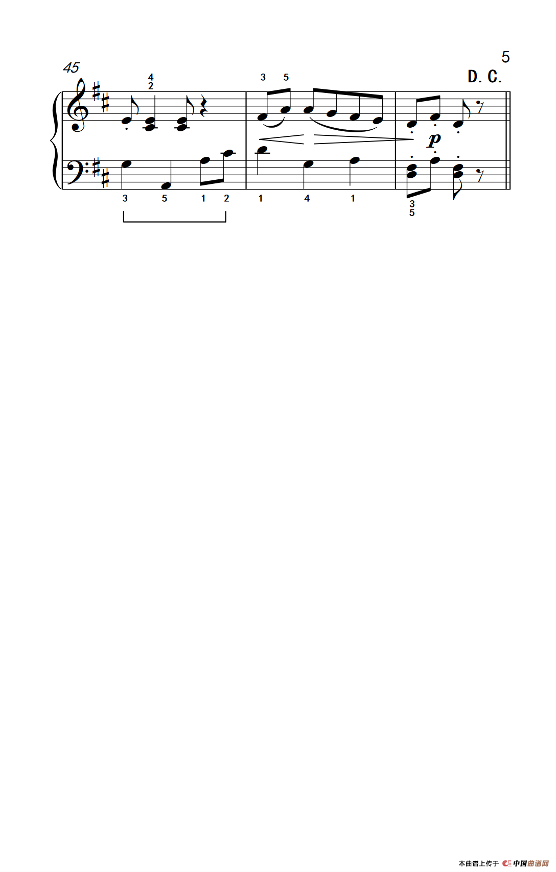 第三级 1.小步舞曲（中央音乐学院 钢琴（业余）考级教程 1-3级）