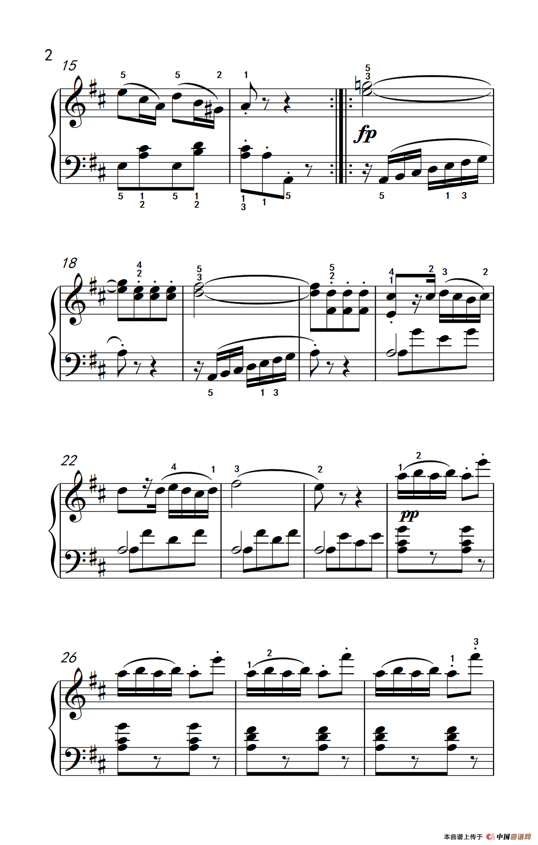 第三级 1.愉快的旅行（中央音乐学院 钢琴（业余）考级教程 1-3级）