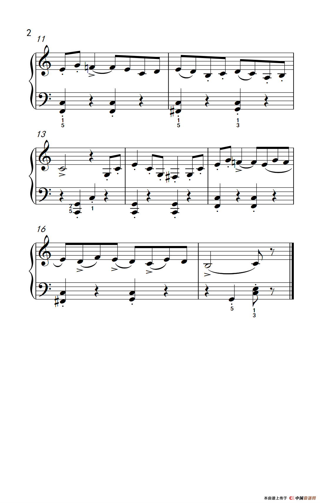 第一级 2.猫主题（中央音乐学院 钢琴（业余）考级教程 1-3级）