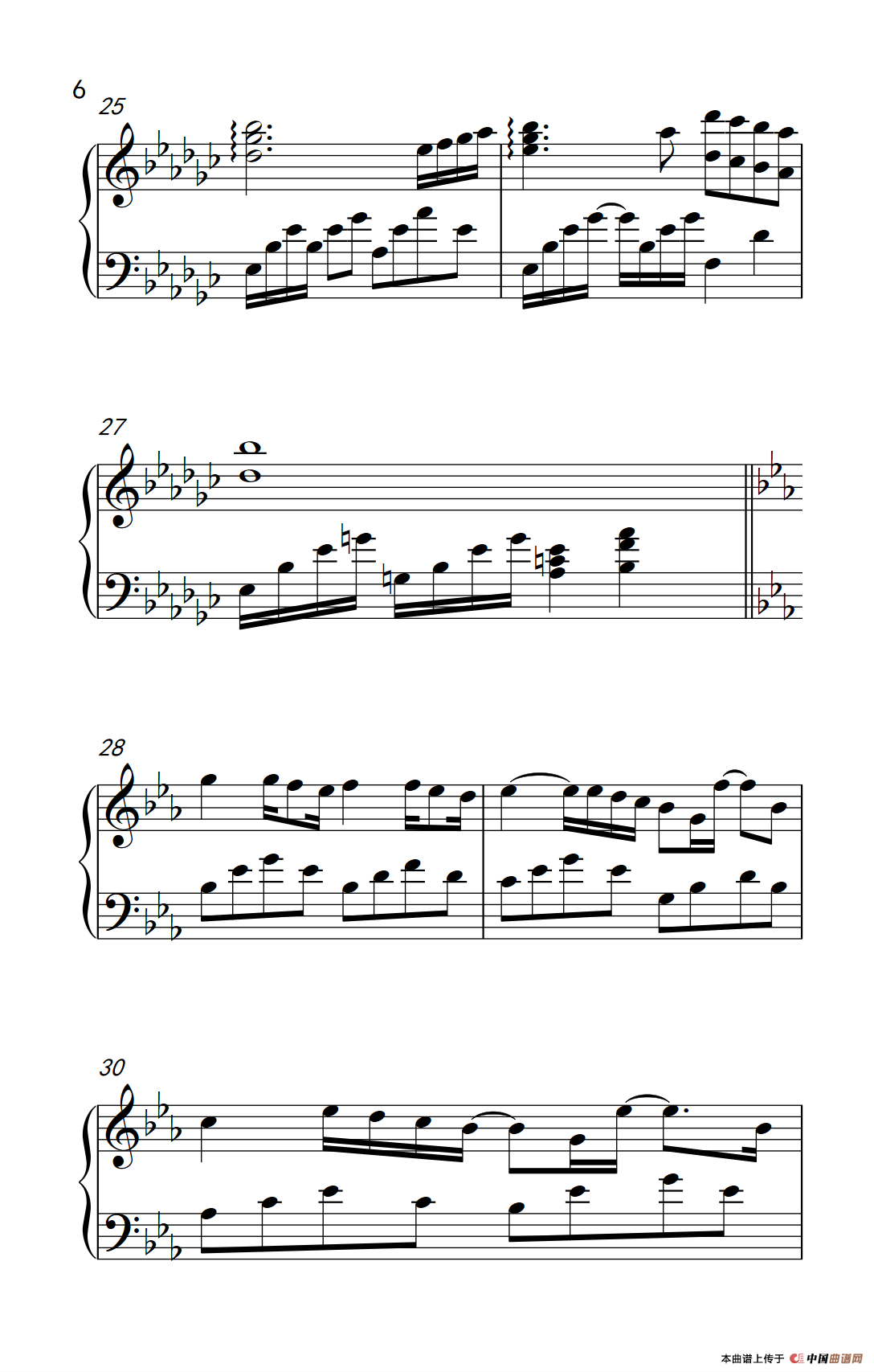 被风吹过的夏天（《弹吧音教》制谱版）