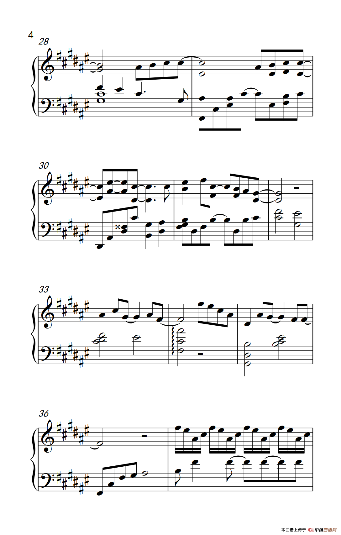 心酸（《弹吧音教》制谱版）