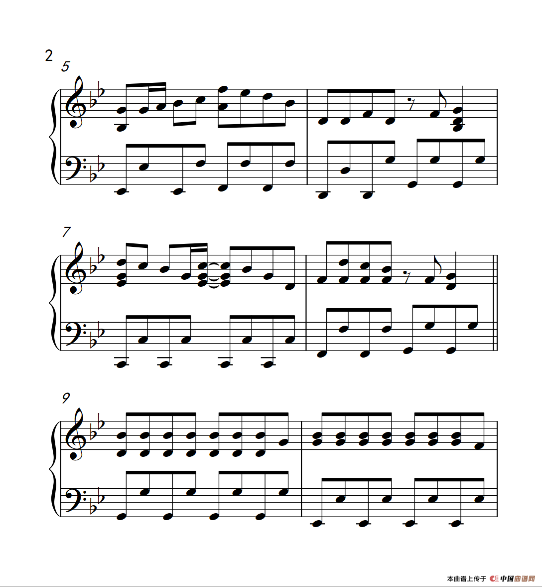 小苹果（《弹吧音教》制谱版）