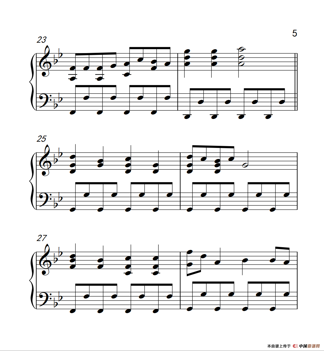 小苹果（《弹吧音教》制谱版）