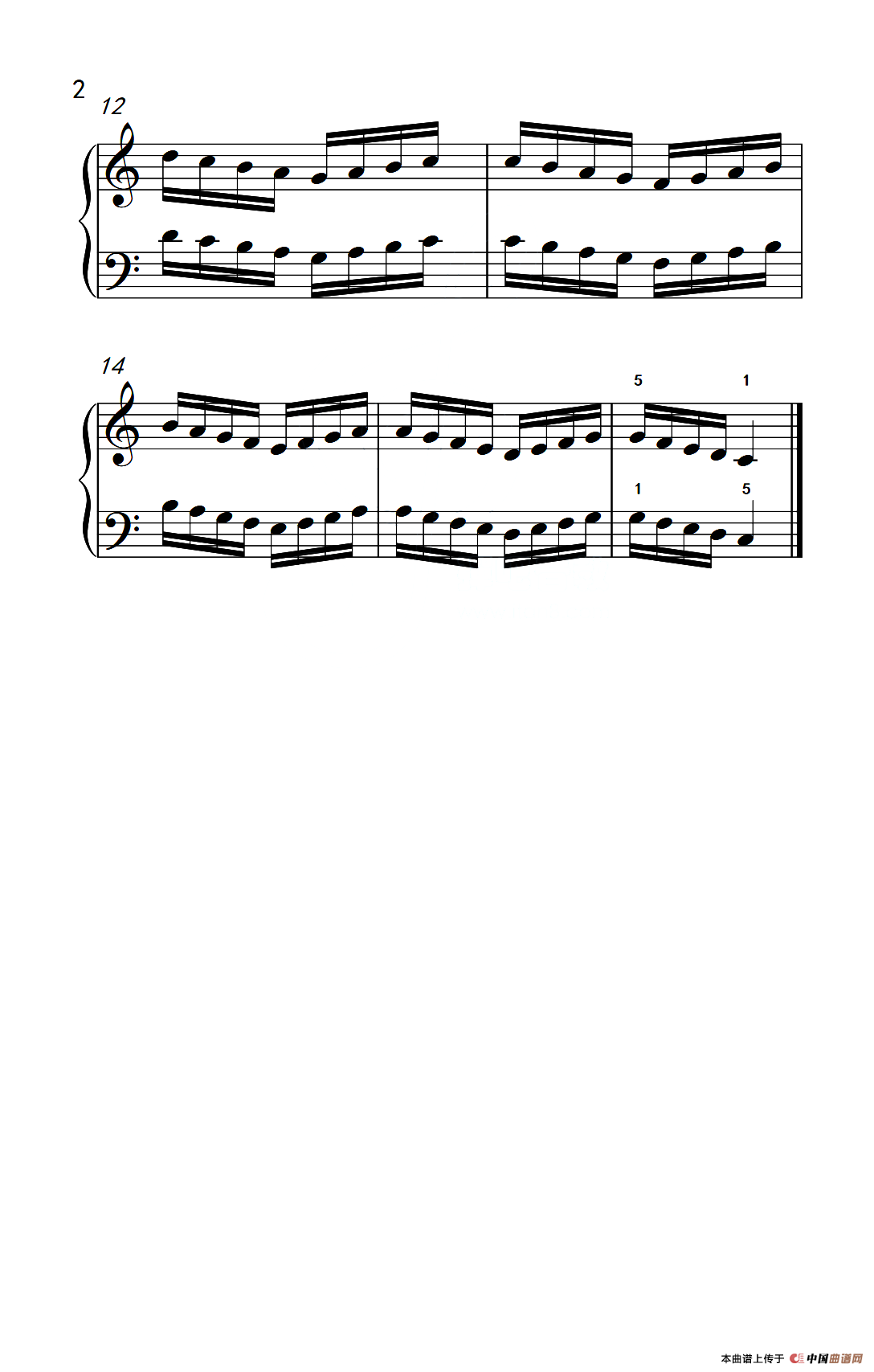 八.提高速度.增强手指灵活性的练习38（儿童钢琴手指练习 1）