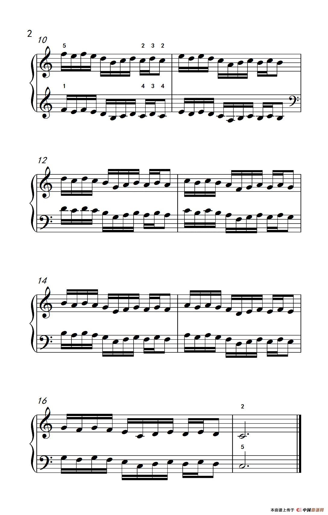 八.提高速度.增强手指灵活性的练习36（儿童钢琴手指练习 1）