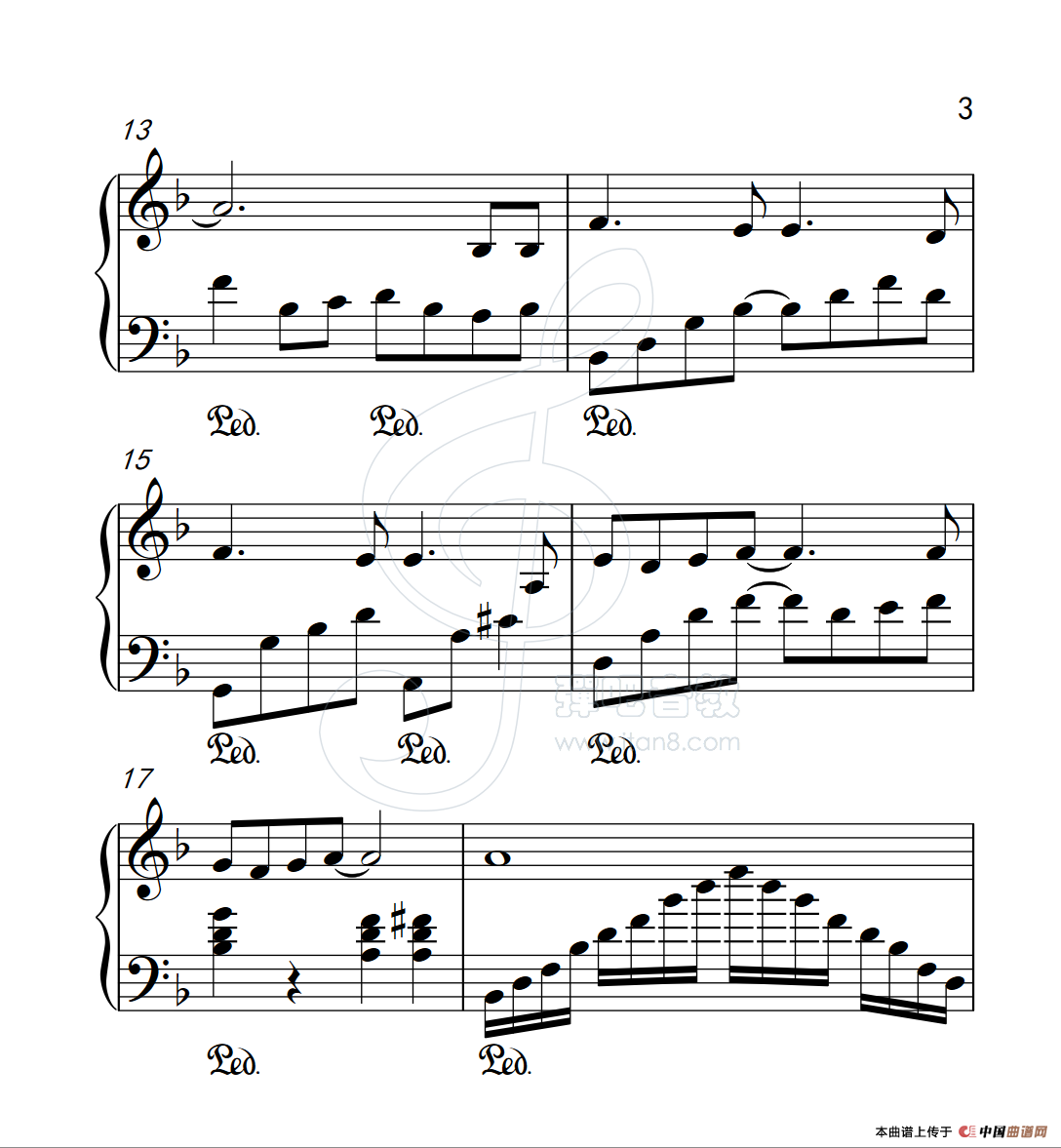 秋意浓（《弹吧音教》制谱版）