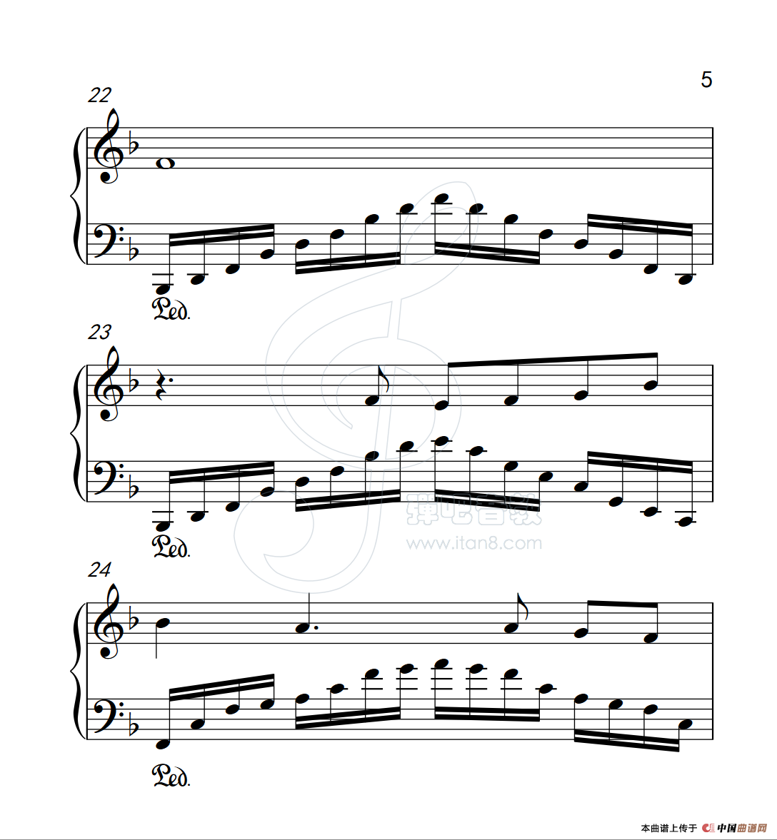 秋意浓（《弹吧音教》制谱版）