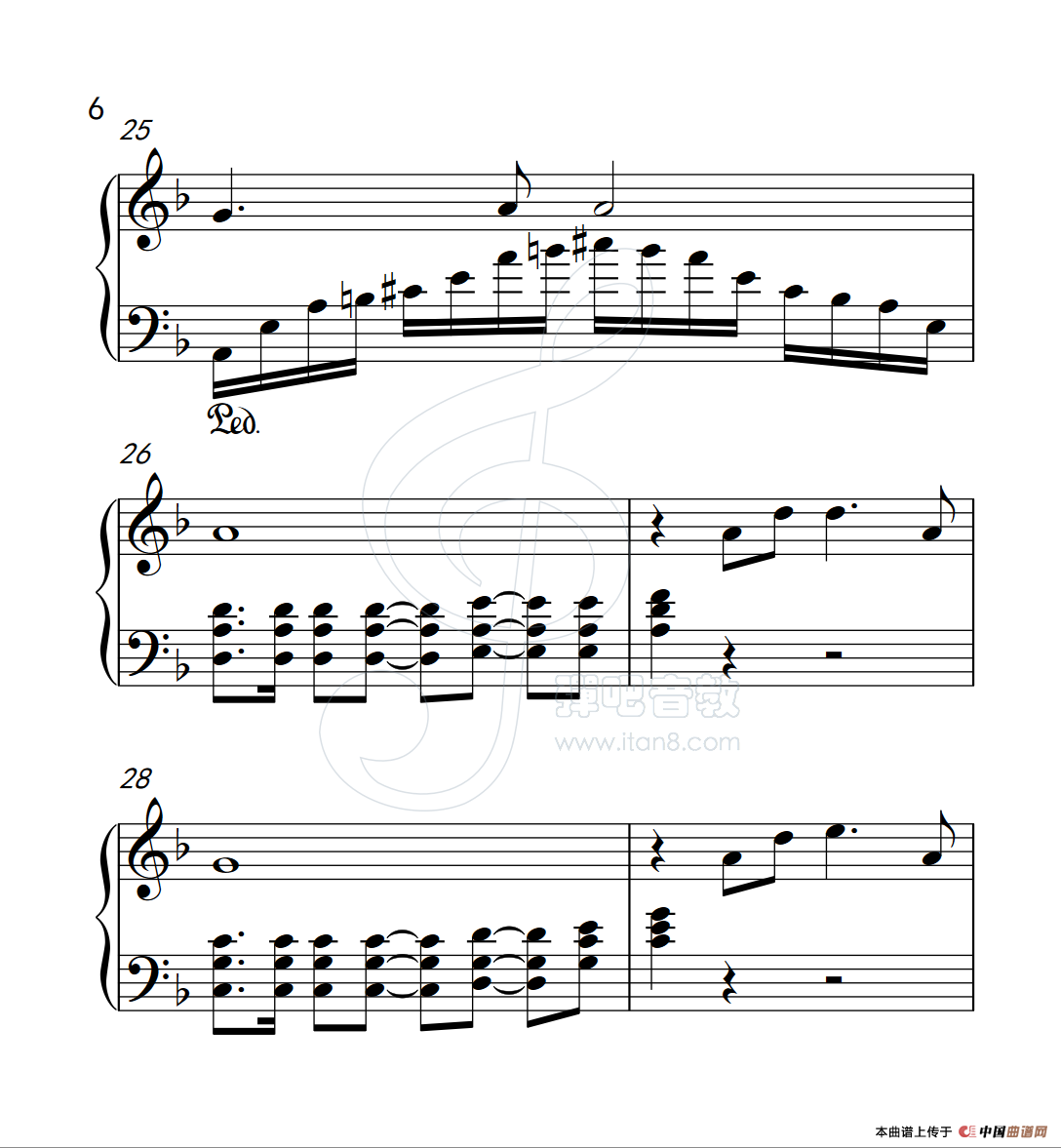 秋意浓（《弹吧音教》制谱版）