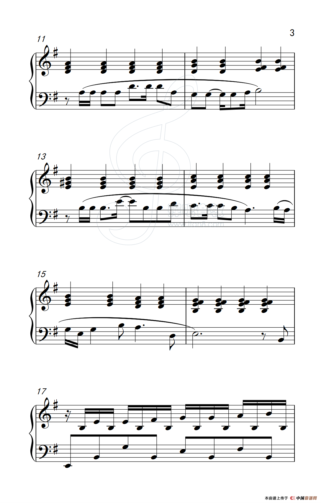 我等到花儿也谢了（《弹吧音教》制谱版）